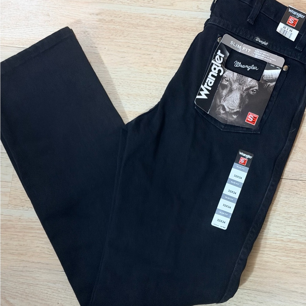 Wrangler Slim Fit Men’s Jeans - Black